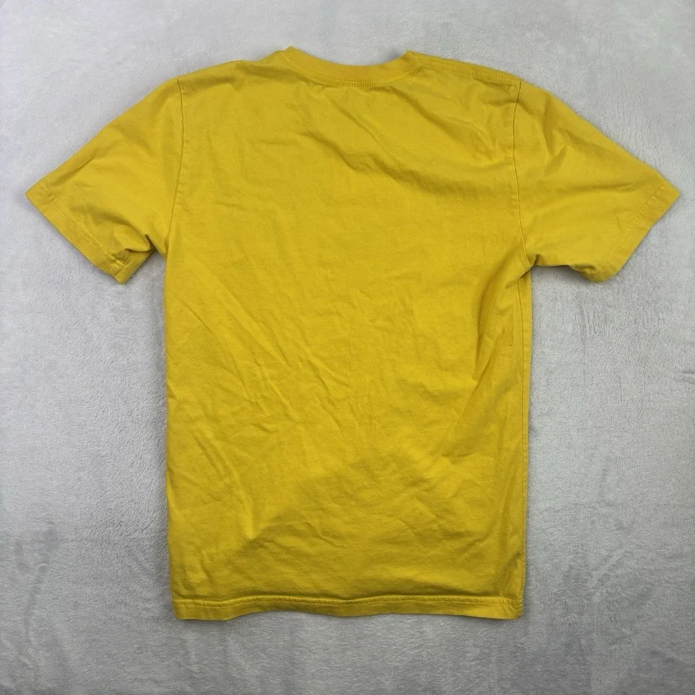 Nike Aguilas Cibaenas Baseball Yellow Short Sleeve Graphic Shirt Men's Small